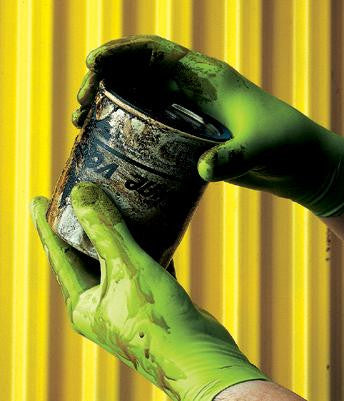 Best Hi-Viz Green N-DEX Free Nitrile Gloves, Powder-free - Case-eSafety Supplies, Inc