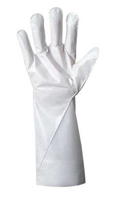Ansell Size 8 White Barrier 380 - 410 mm Non-Woven Lined 2.5 mil Five Layer Laminated Film Hand Specific Chemical Resistant Gloves - Case-eSafety Supplies, Inc