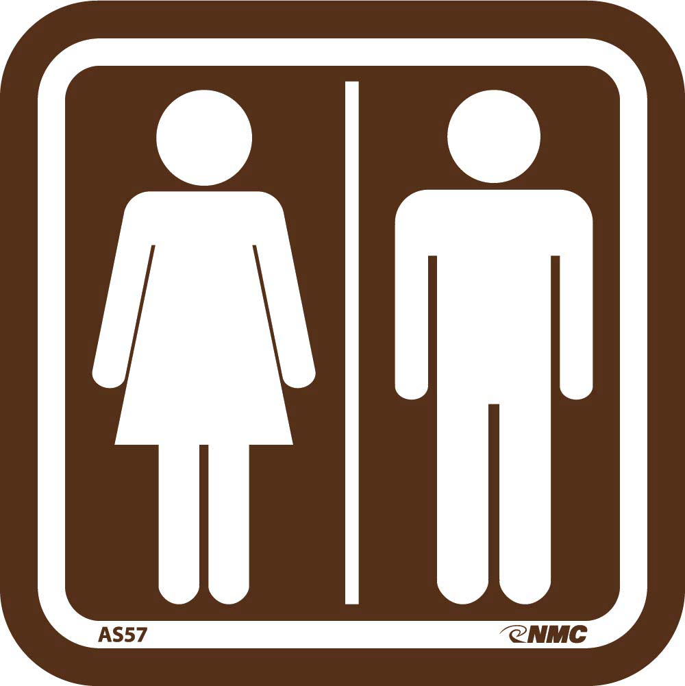 Men/Women Graphic Architectural Sign-eSafety Supplies, Inc
