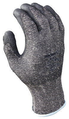 SHOWA Best Glove Size 9 SHOWA 541 13 Gauge Cut Resistant Gray Polyurethane Dipped Palm Coated Work Gloves With Light Gray Seamless Dyneema And High Performance-eSafety Supplies, Inc