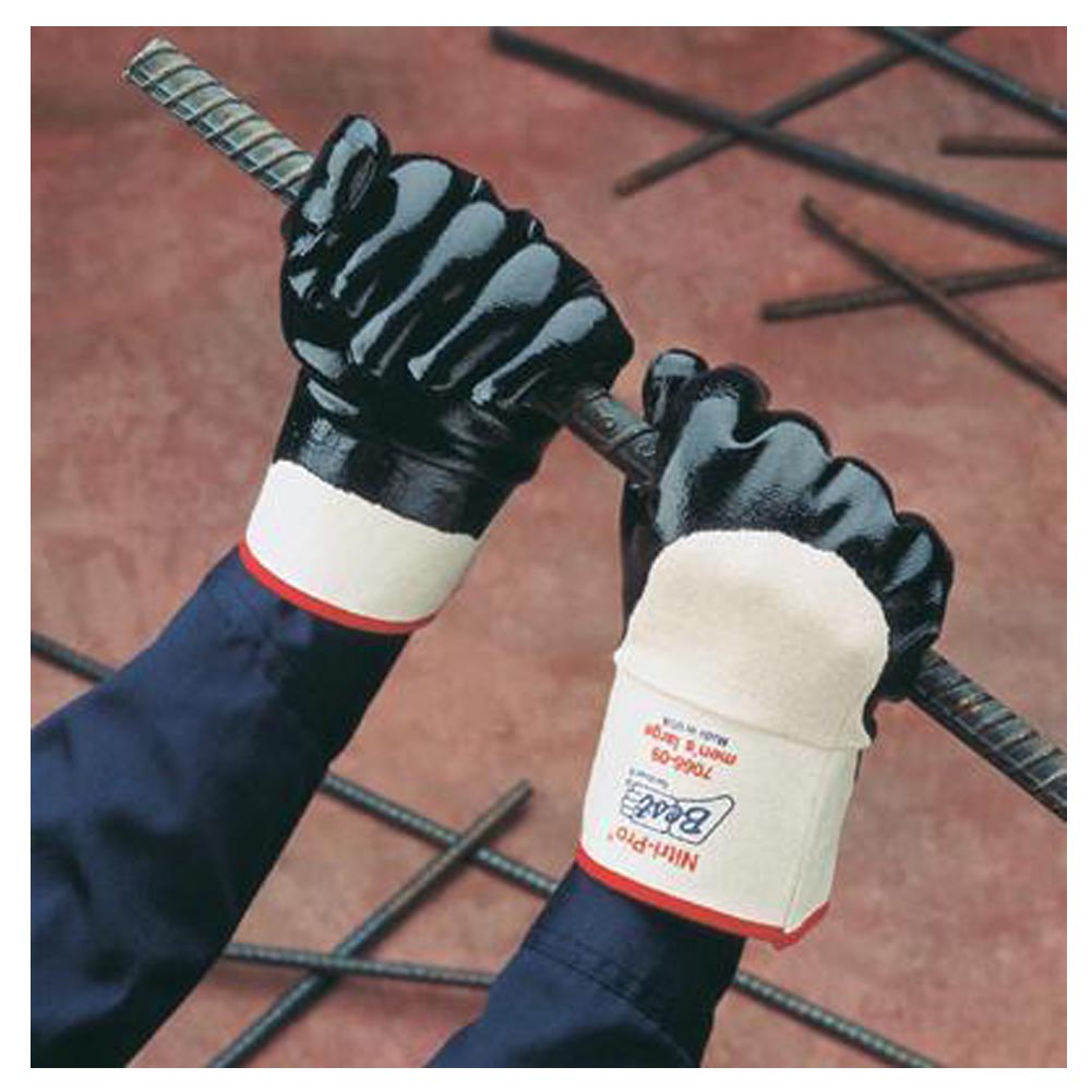 Best Nitri-Pro Large Nitrile Palm Coated Smooth Fnish Knitwrist-eSafety Supplies, Inc