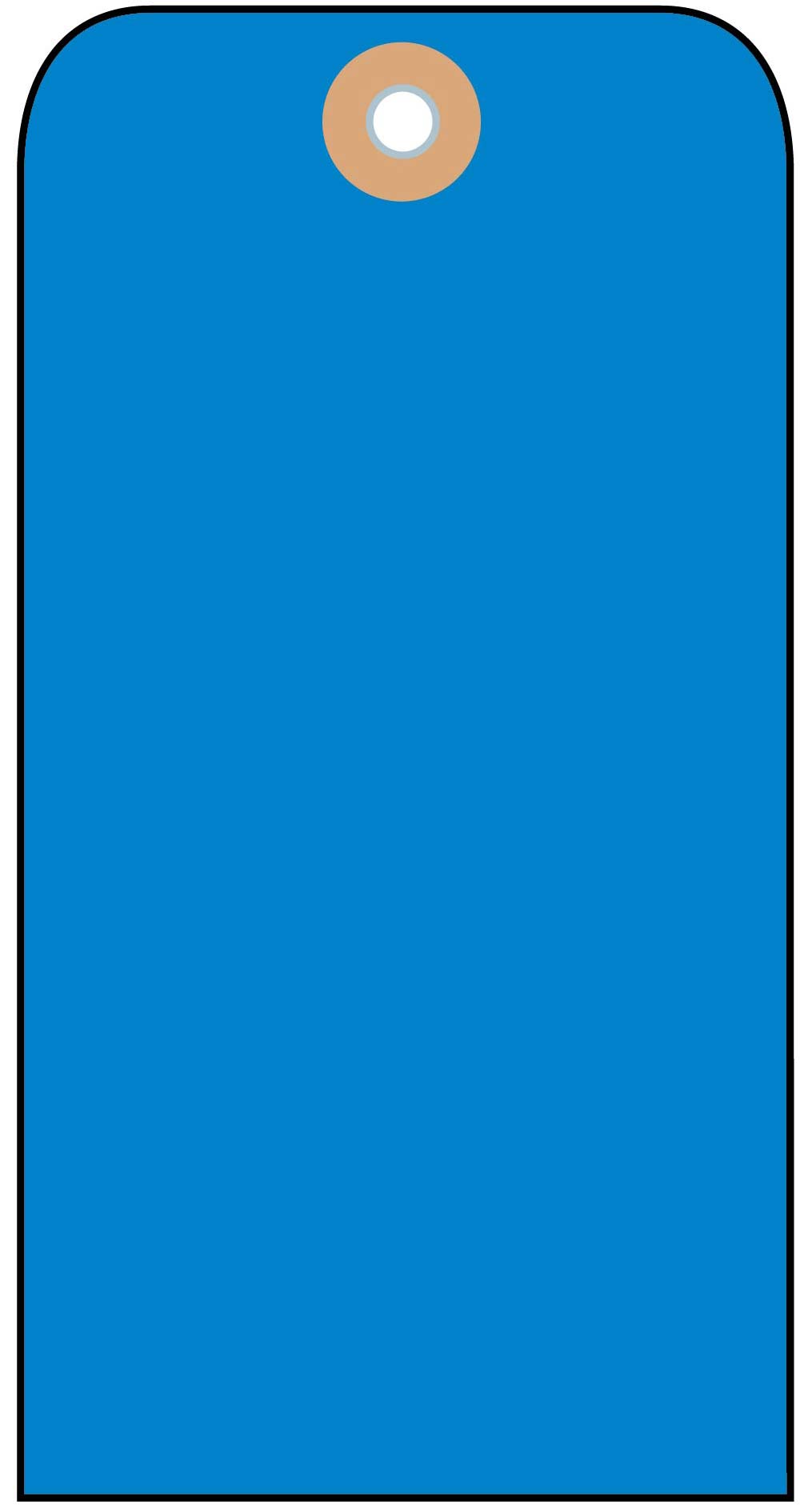 Blank Card Stock Tag 2 1/8" X 4 1/4" - Pack of 1000-eSafety Supplies, Inc