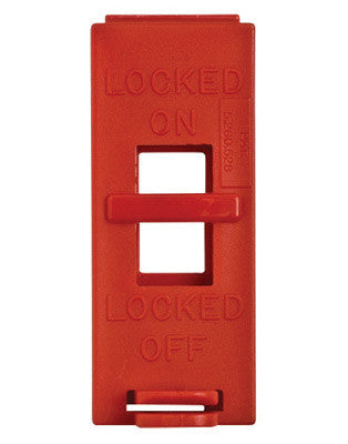 Brady Red Polypropylene Wall Switch Lockout-eSafety Supplies, Inc
