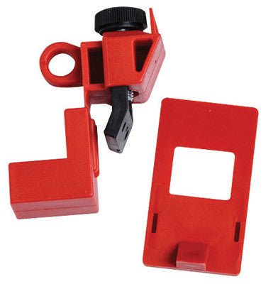 Brady Red Impact Modified Nylon And Polypropylene 120/277 V Clamp-On Circuit Breaker Lockout-eSafety Supplies, Inc