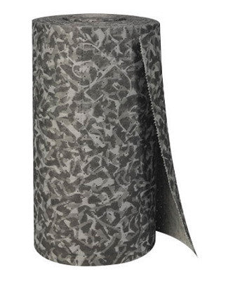 Brady 30" X 150' SPC BattleMat Gray 2-Ply Polypropylene Double Perforated Heavy Duty Camoflage Sorbent Roll, Perforated Every 15" And Up The Center-eSafety Supplies, Inc