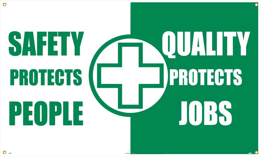 Safety Protects People Banner-eSafety Supplies, Inc