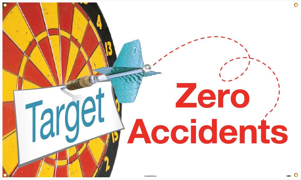 Zero Accidents Banner-eSafety Supplies, Inc