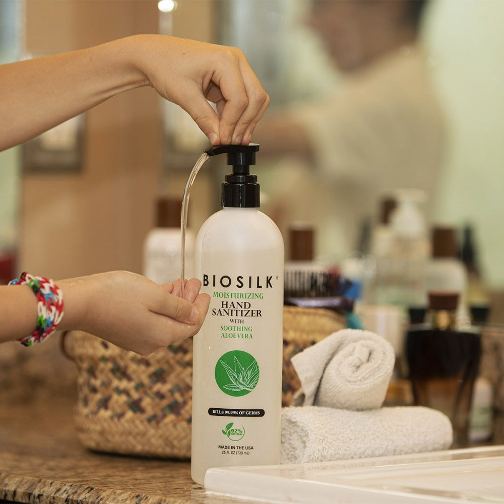 Biosilk Moisturizing Aloe Vera Hand Sanitizer-eSafety Supplies, Inc