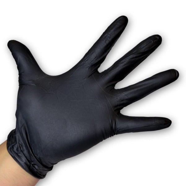 Assorted Nitrile 3-5 Mil Gloves BLACK GLOVES