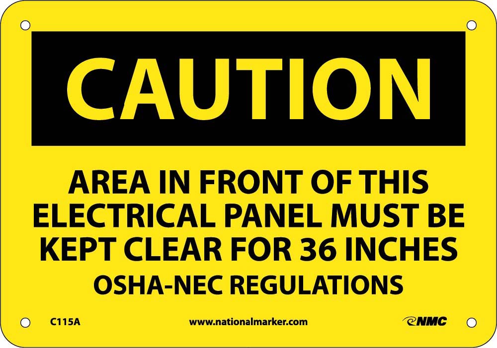 Caution Electrical Hazard Sign-eSafety Supplies, Inc