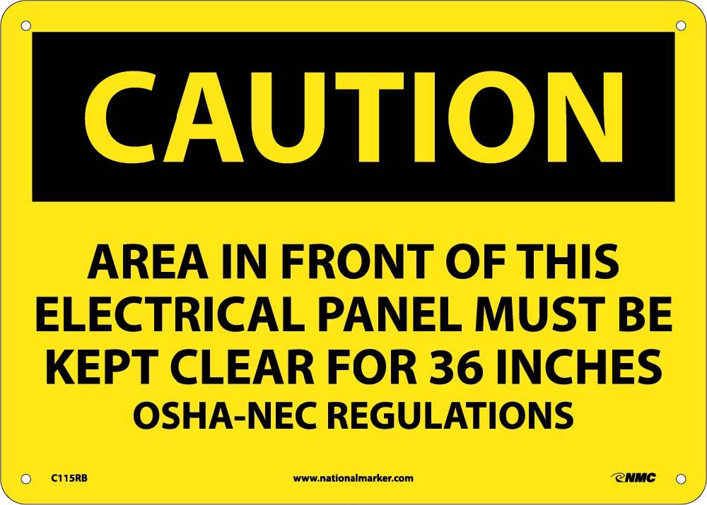Caution Electrical Hazard Sign-eSafety Supplies, Inc