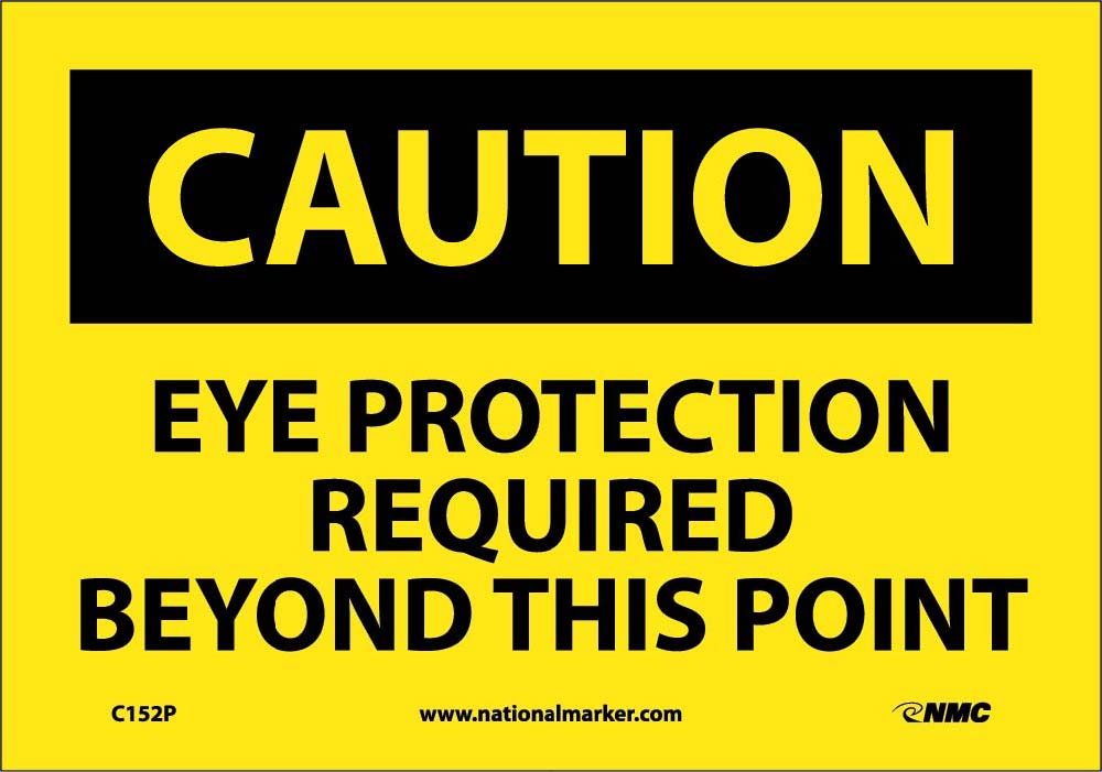 Caution Ear Protection Required Beyond This Point Sign-eSafety Supplies, Inc
