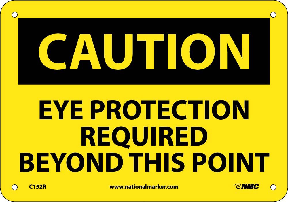 Caution Ear Protection Required Beyond This Point Sign-eSafety Supplies, Inc