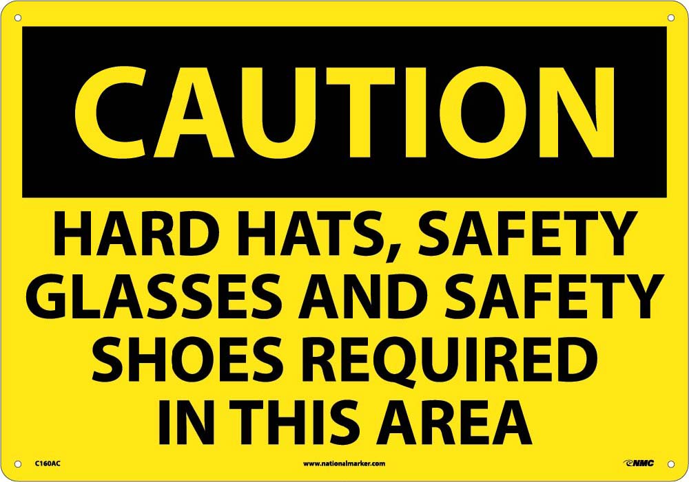 Large Format Caution Ppe Required Sign-eSafety Supplies, Inc