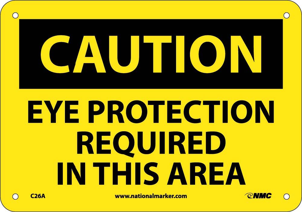 Caution Protection Required In This Area Sign-eSafety Supplies, Inc
