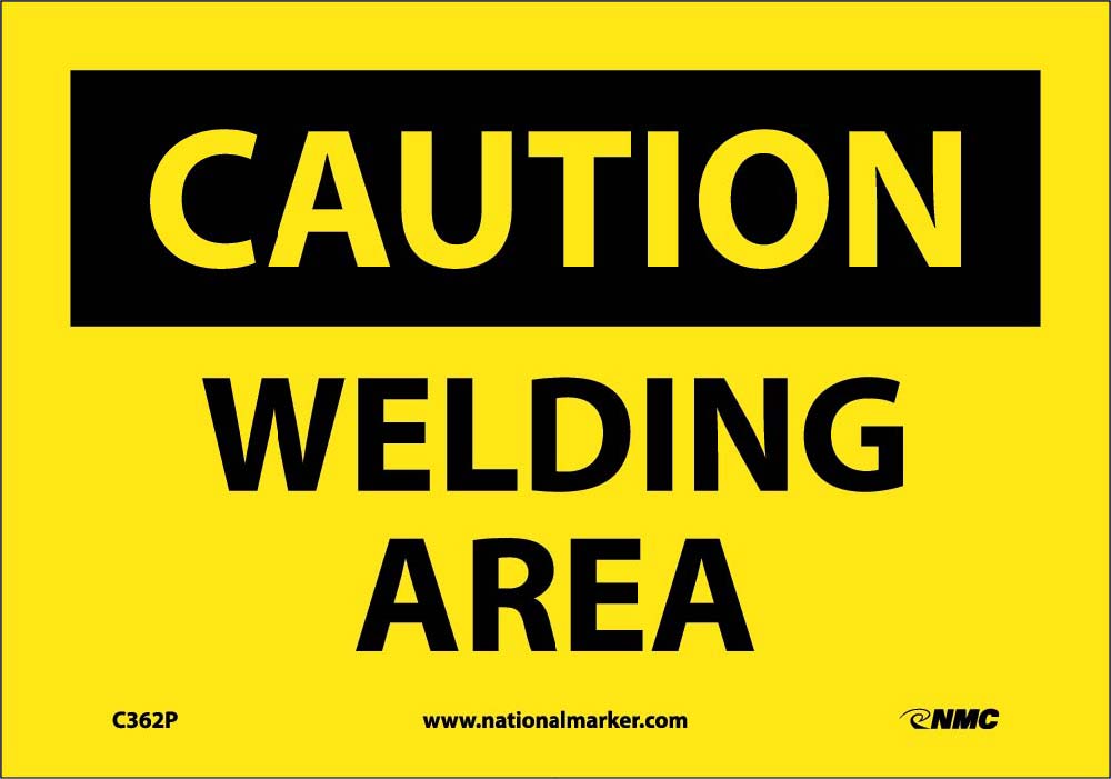 Caution Welding Area Sign-eSafety Supplies, Inc