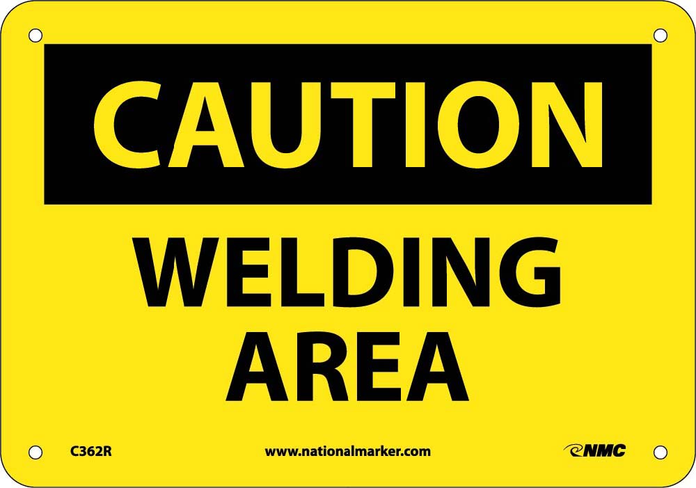 Caution Welding Area Sign-eSafety Supplies, Inc