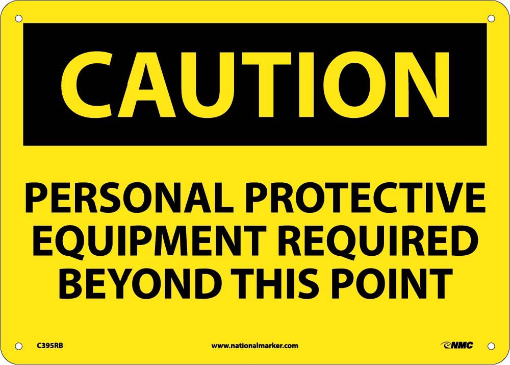 Caution Ppe Safety Sign-eSafety Supplies, Inc