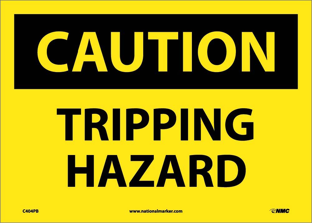 Caution Tripping Hazard Sign-eSafety Supplies, Inc