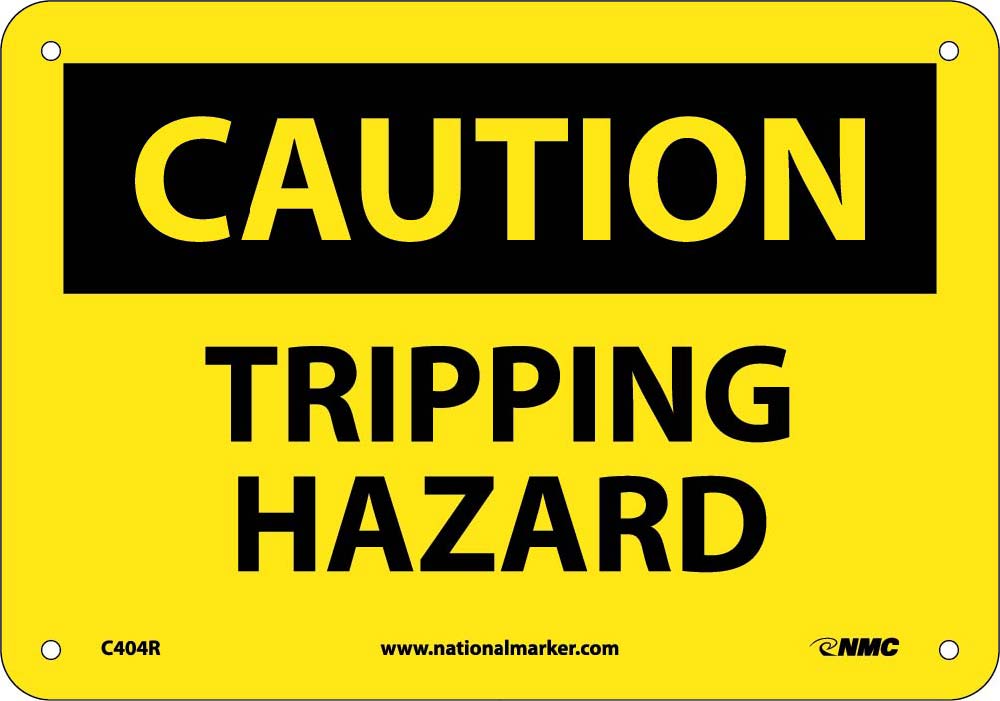 Caution Tripping Hazard Sign-eSafety Supplies, Inc