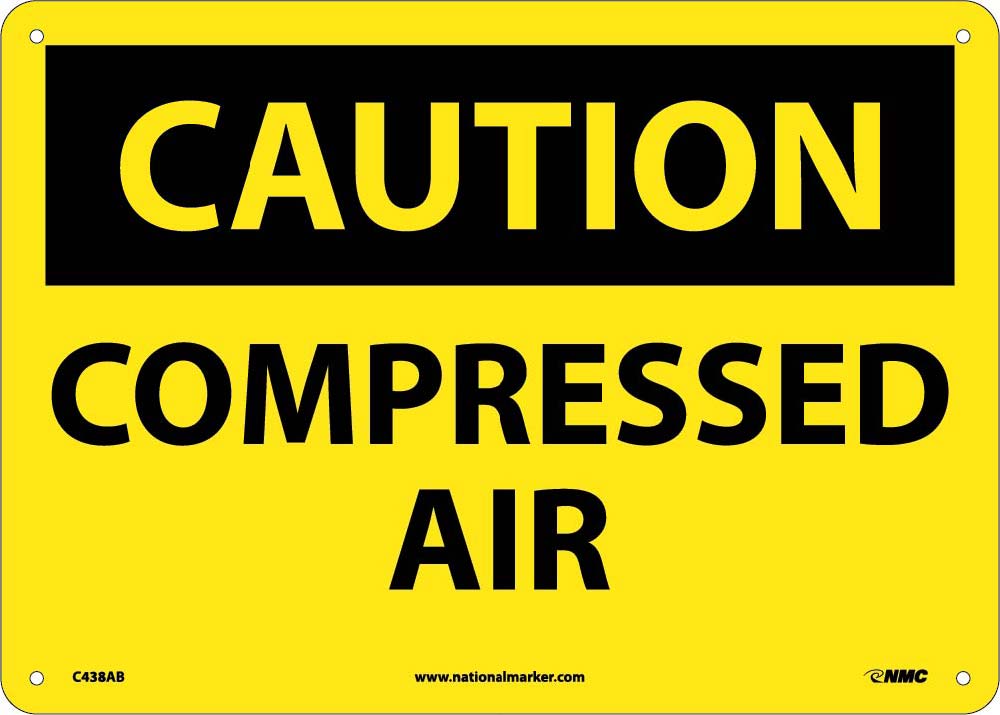 Caution Compressed Air Sign-eSafety Supplies, Inc