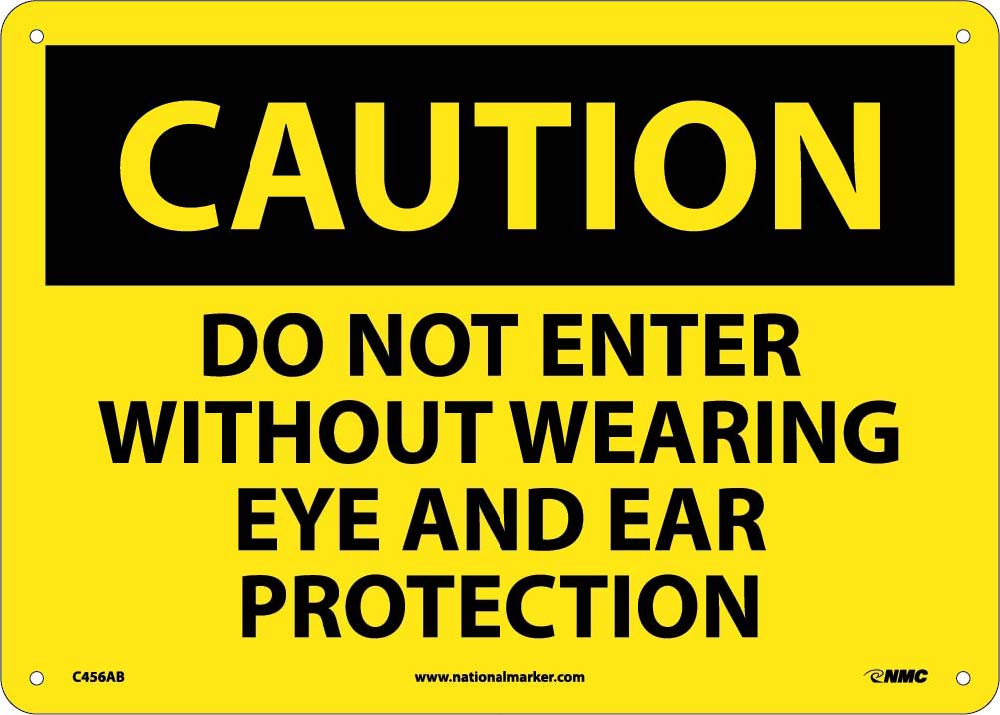 Do Not Enter Without Wearing.. Sign-eSafety Supplies, Inc