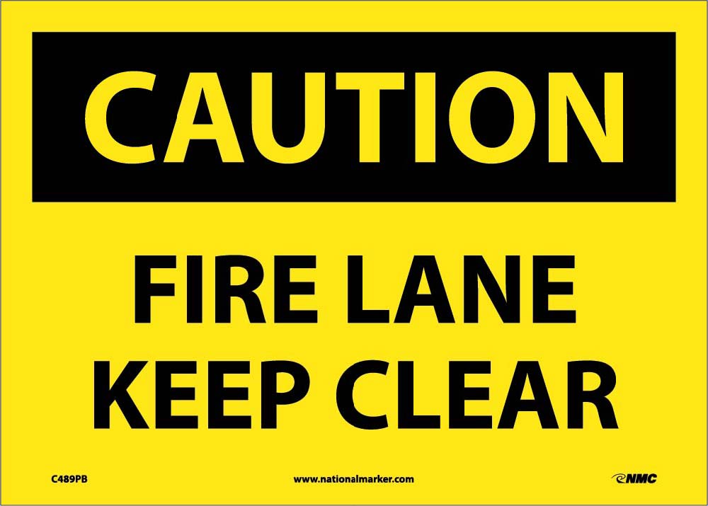 Fire Lane Keep Clear Sign-eSafety Supplies, Inc