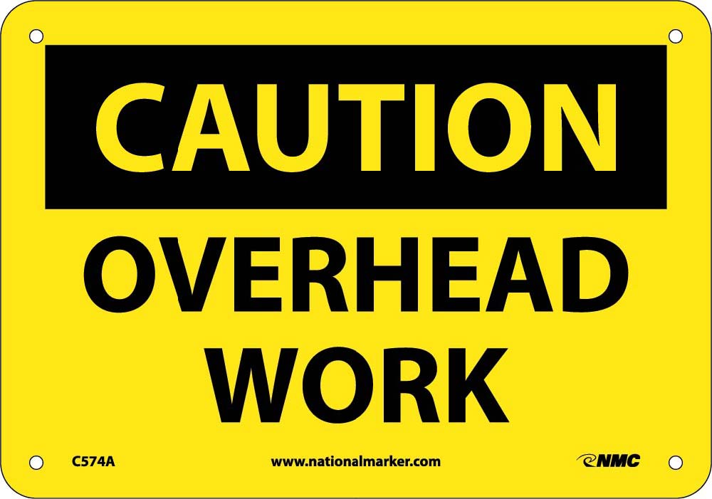 Caution Overhead Work Sign-eSafety Supplies, Inc