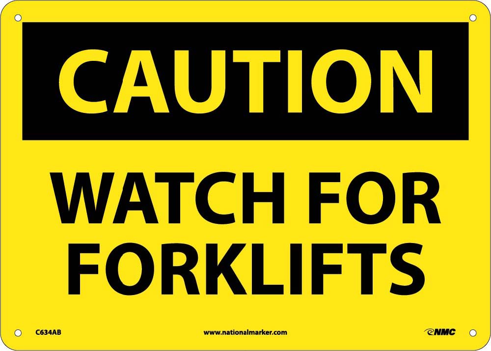 Caution Watch For Forklifts Sign-eSafety Supplies, Inc