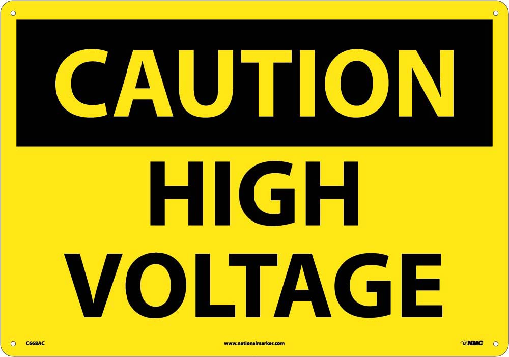High Voltage Sign-eSafety Supplies, Inc