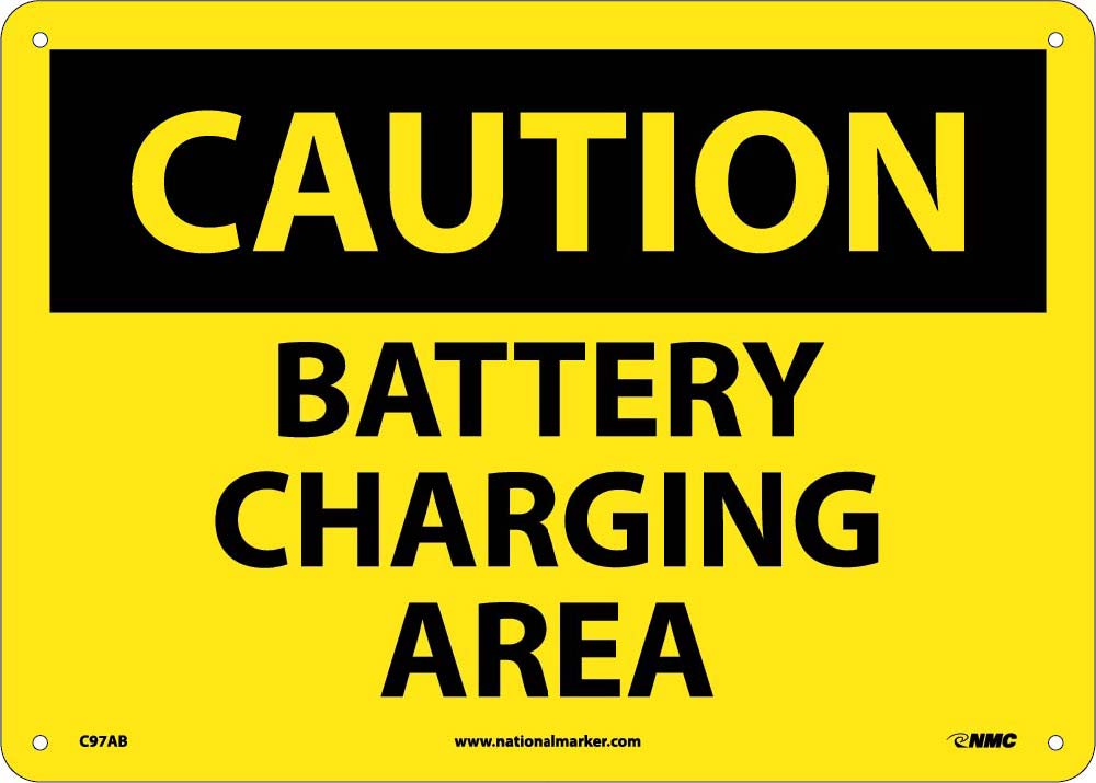 Battery Charging Area Sign-eSafety Supplies, Inc