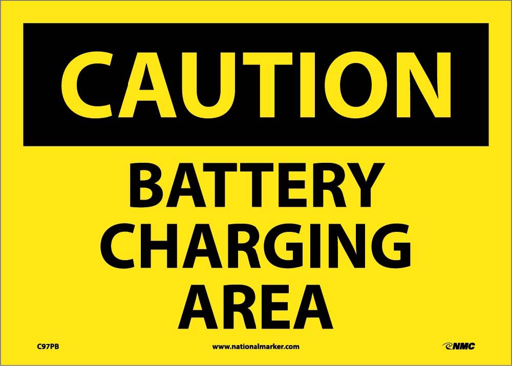 Battery Charging Area Sign-eSafety Supplies, Inc