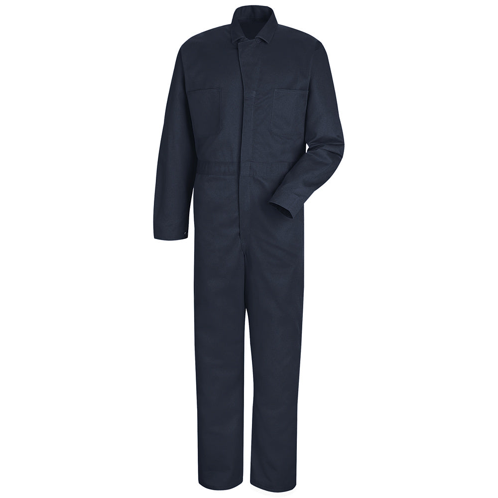 Red Kap Snap-front Cotton Coverall CC14 - Navy-eSafety Supplies, Inc