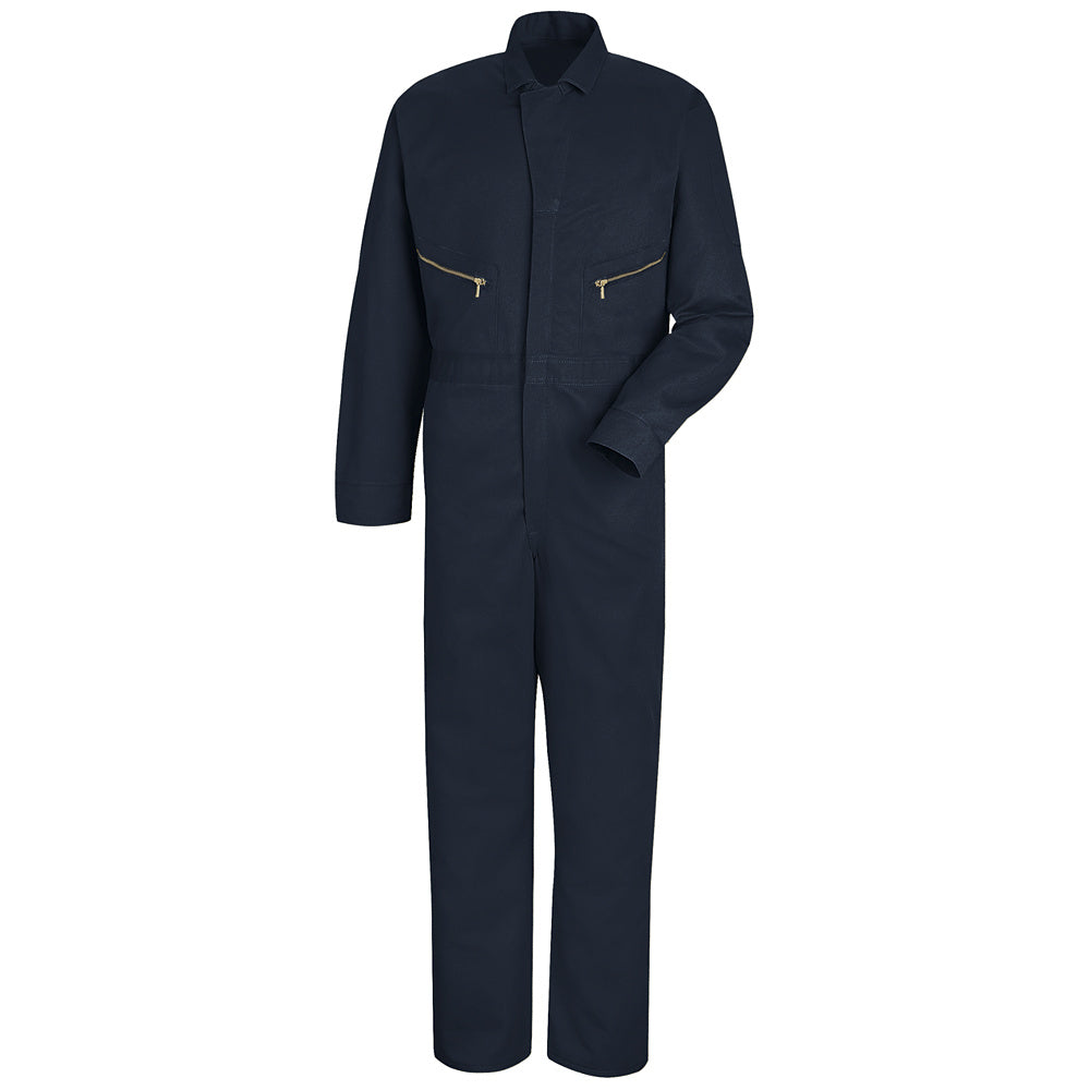 Red Kap Zip-Front Cotton Coverall CC18 - Navy-eSafety Supplies, Inc