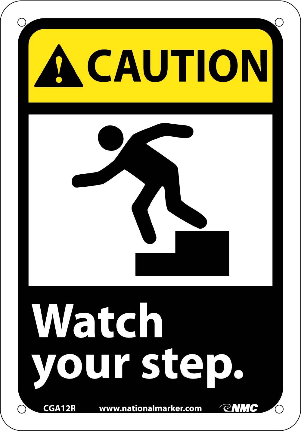 Caution Watch Your Step Sign-eSafety Supplies, Inc