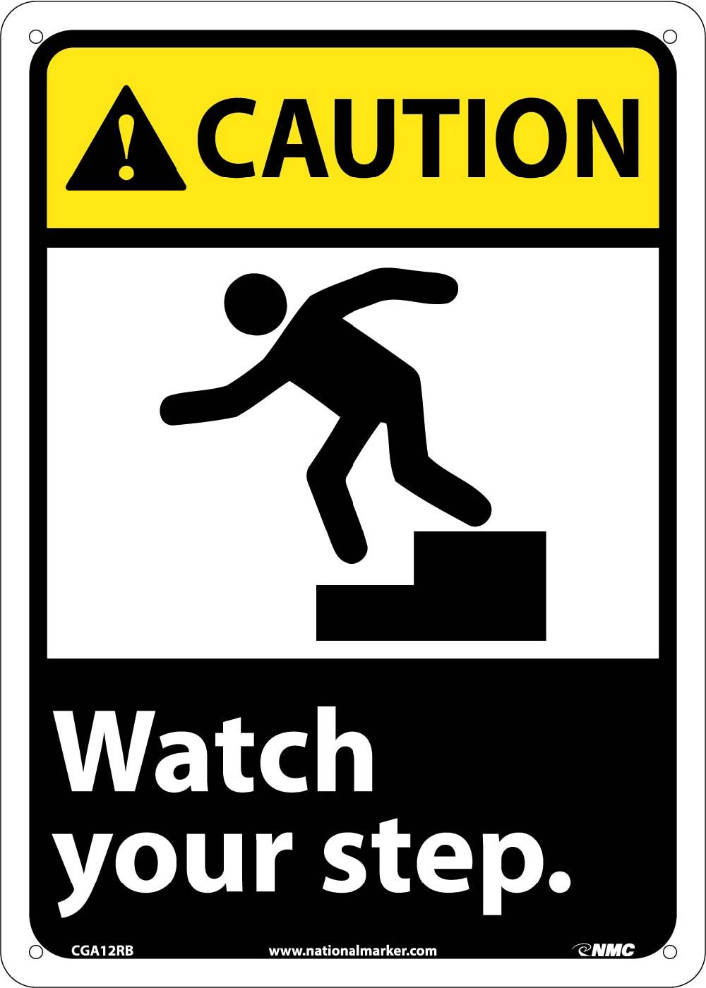 Caution Watch Your Step Sign-eSafety Supplies, Inc