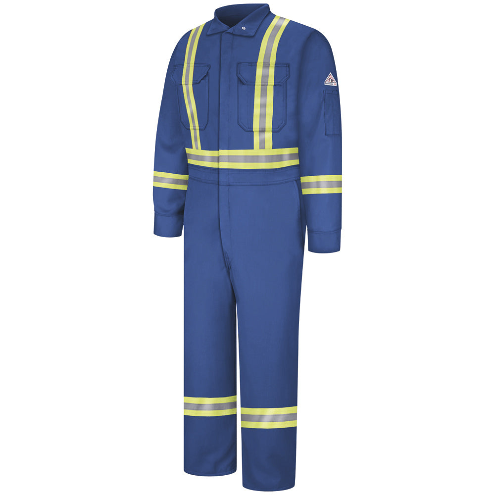 Bulwark Premium Coverall with CSA Compliant Reflective Trim - EXCEL FR® ComforTouch®-eSafety Supplies, Inc