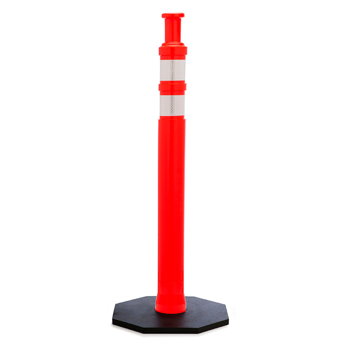 JBC™ 42" Orange LDPE N Top Knob Top Delineator (Base Sold Separately)-eSafety Supplies, Inc