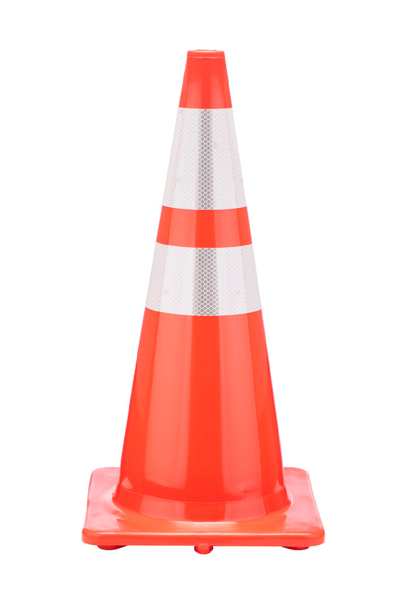 JBC™ 28" Orange PVC Premium Series Traffic Cone-eSafety Supplies, Inc