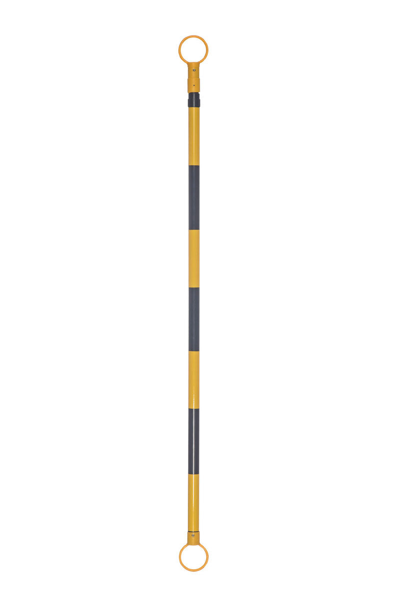 JBC™ 6' - 10' Yellow And Black ABS Plastic Cone Bar-eSafety Supplies, Inc