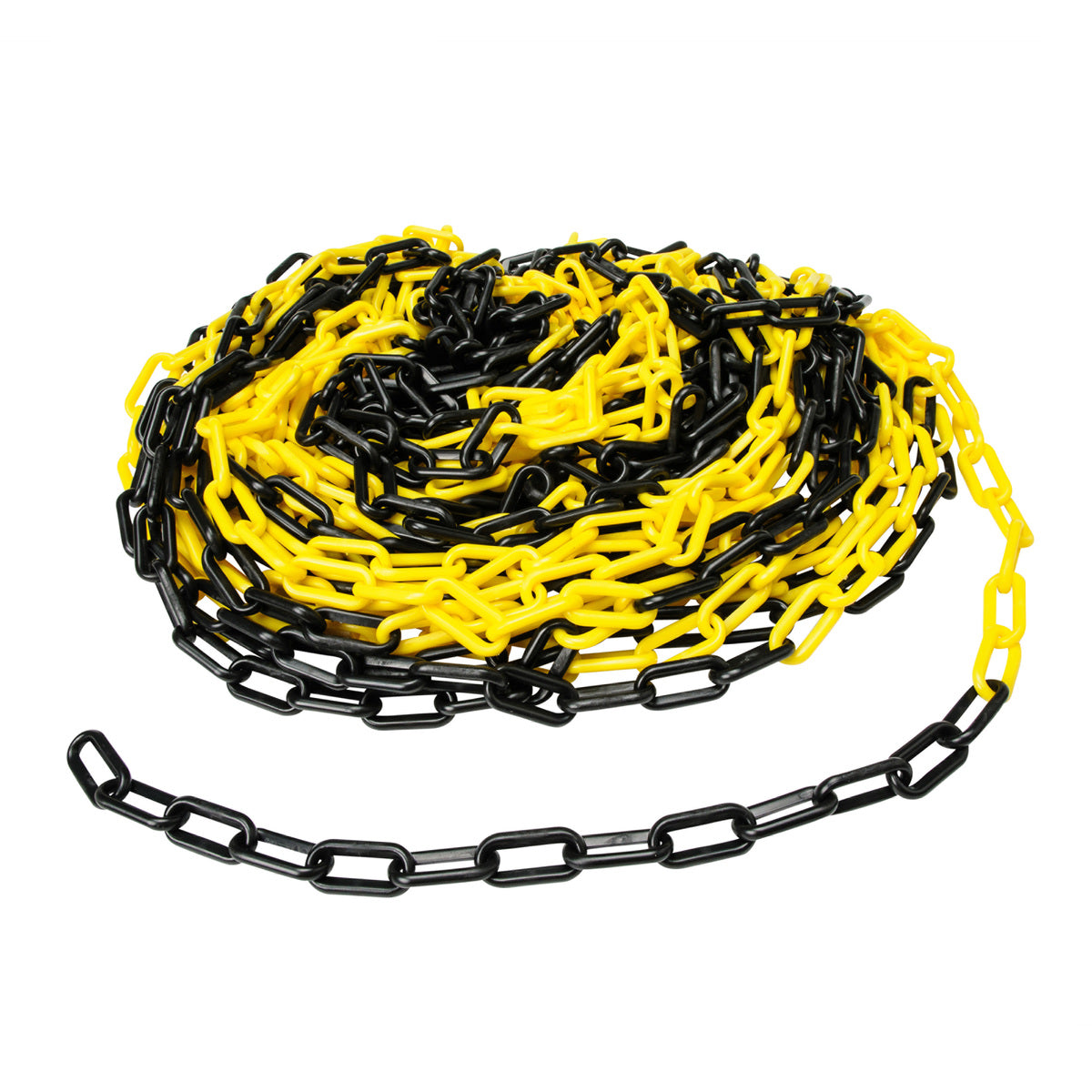 Brady ® 2" X 100' Black/Yellow Polyethylene Bradylink Chain-eSafety Supplies, Inc