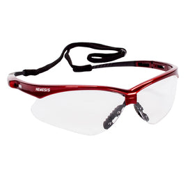 Kimberly-Clark Professional* Jackson Safety* Nemesis* Red Safety Glasses With Clear Anti-Fog Lens-eSafety Supplies, Inc