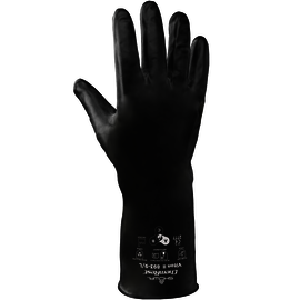 SHOWA® Black 12 mil Viton® Over Butyl Chemical Resistant Gloves