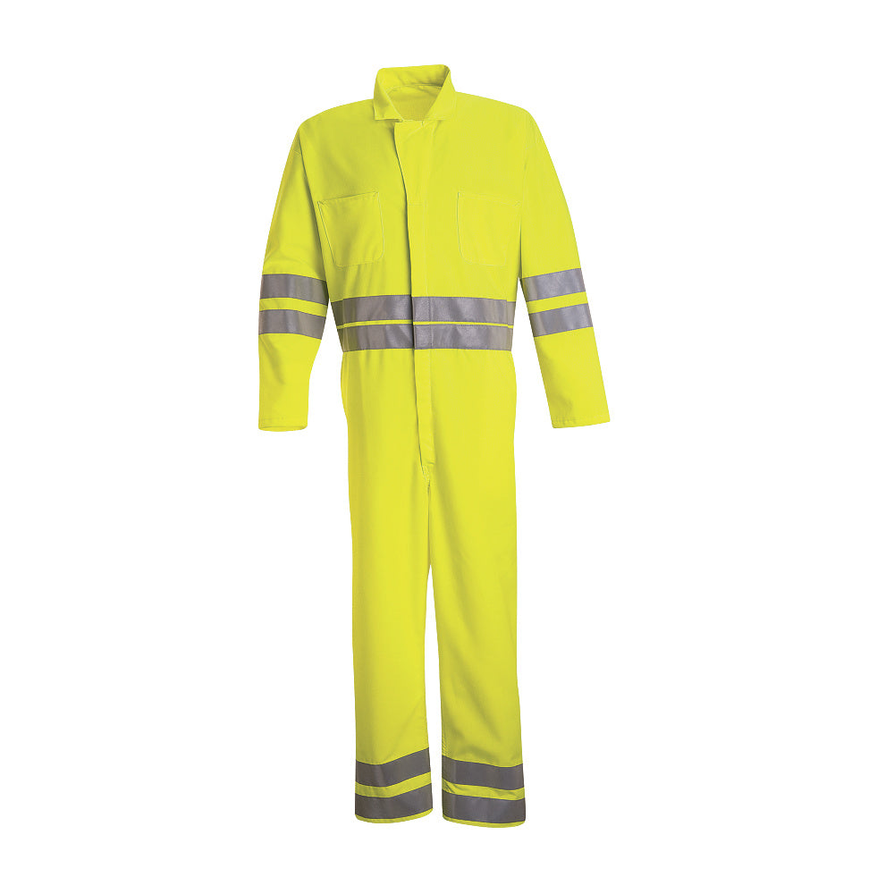 Red Kap Hi-Visibility Zip-Front Coverall CT10 - Fluorescent Yellow / Green-eSafety Supplies, Inc