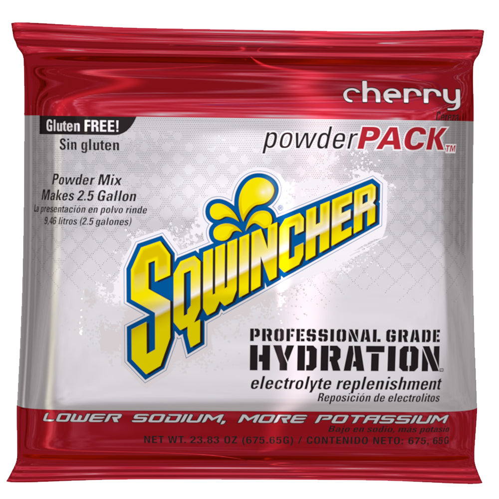 Sqwincher 23.83 Ounce Powder Pack Powder Concentrate Package Electrolyte Drink (32 Electrolyte Drinks - Pack)-eSafety Supplies, Inc