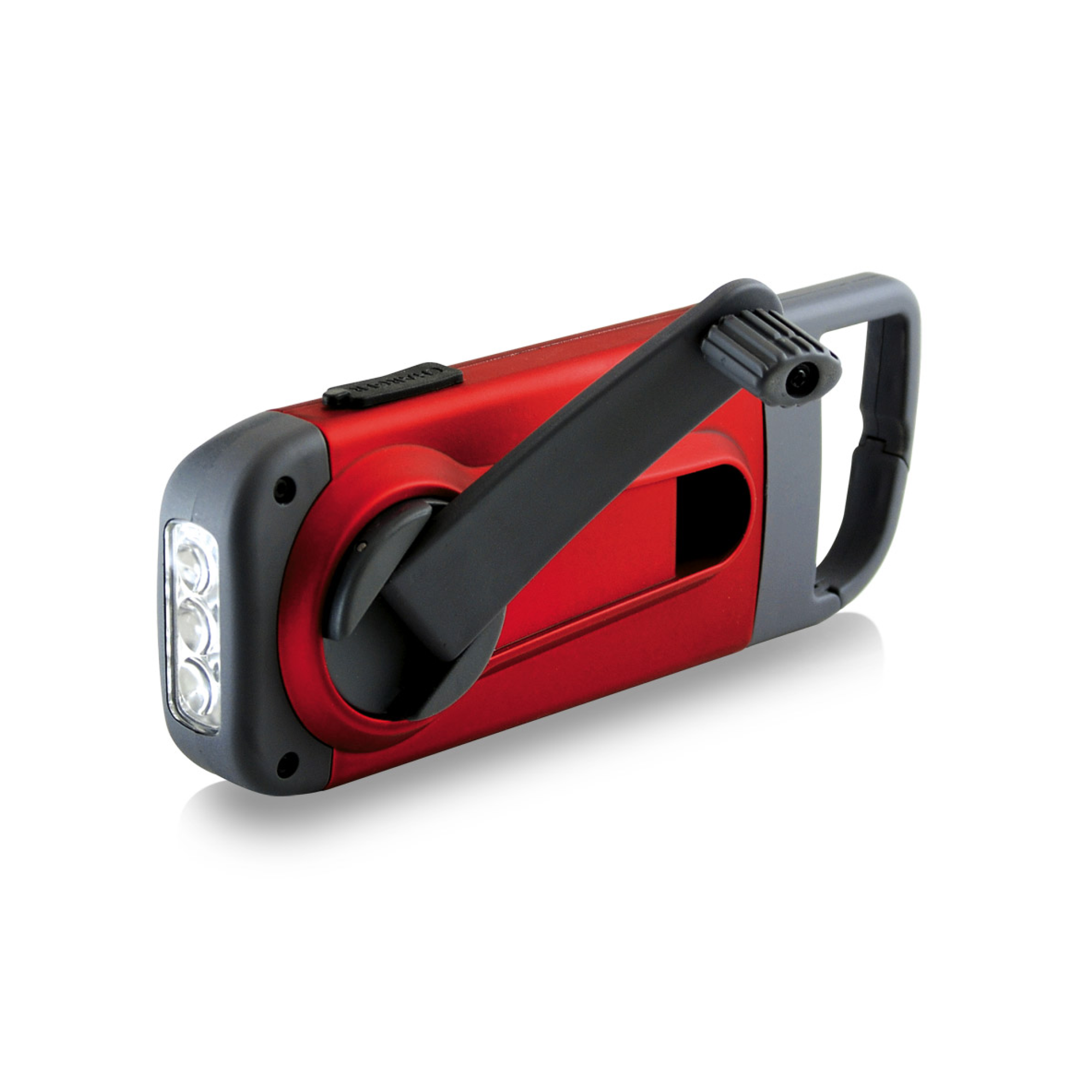 Eton- AMERICAN RED CROSS- Crank-Powered, Clip-on Flashlight with Phone Charger-eSafety Supplies, Inc