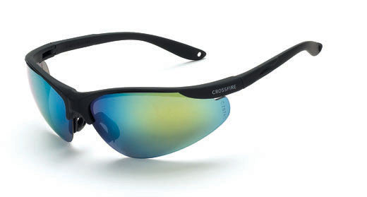 Brigade Gold Mirror Lens Black Frame-eSafety Supplies, Inc