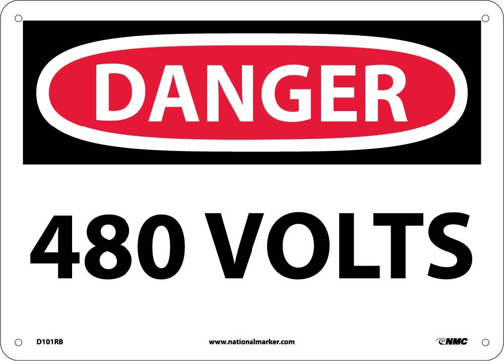 Danger 440 Volts Sign-eSafety Supplies, Inc
