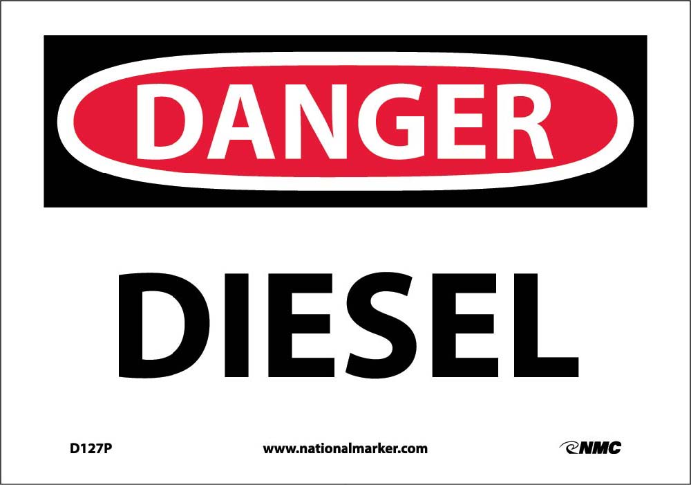 Danger Diesel Sign-eSafety Supplies, Inc