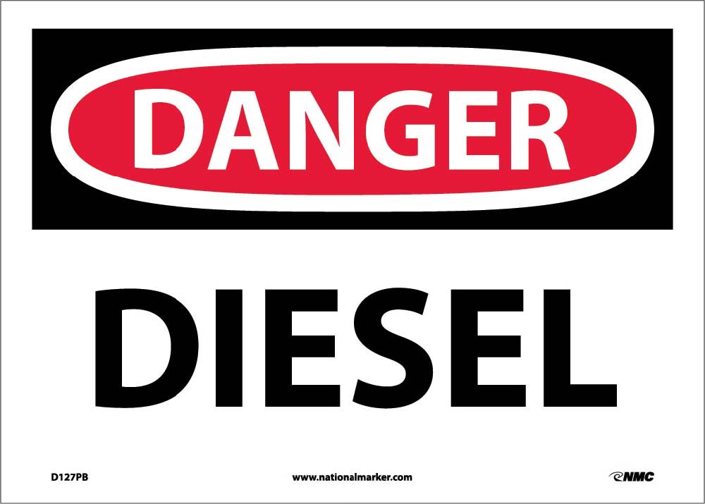 Danger Diesel Sign-eSafety Supplies, Inc